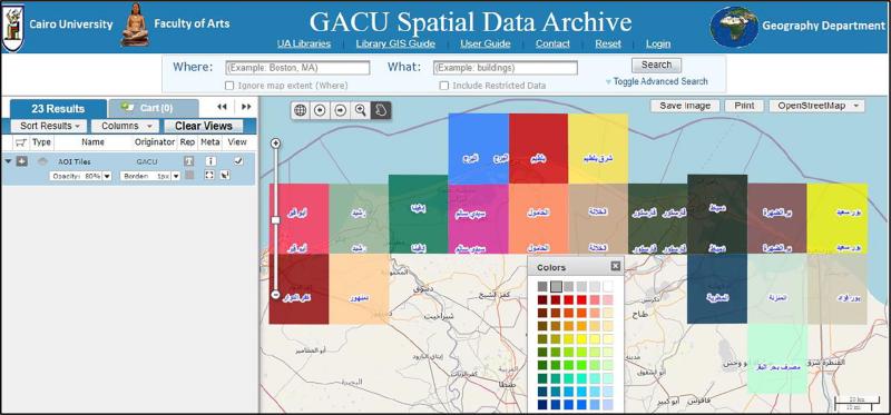 GIS-Based Maps Archiving System
